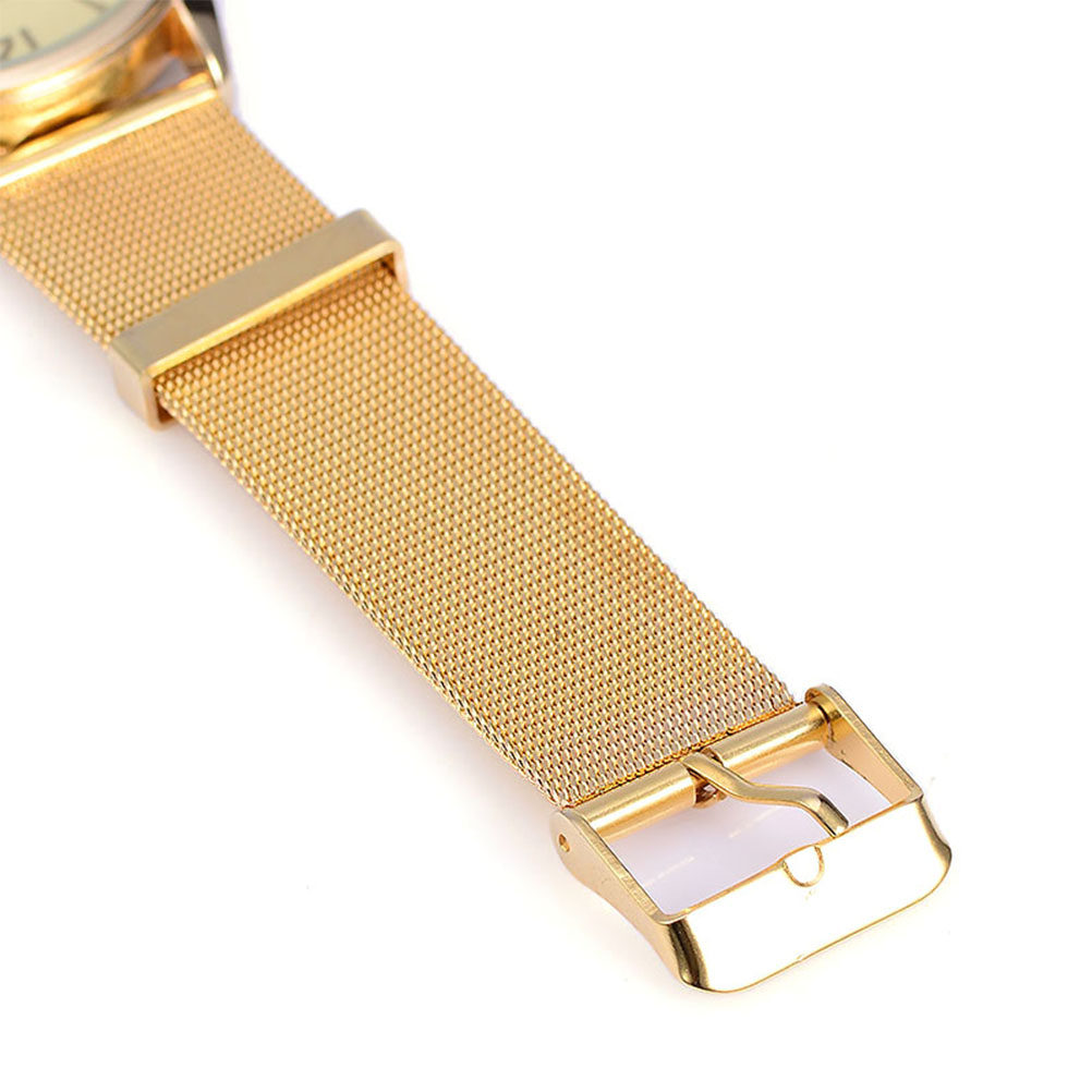 Women Quartz Watch Golden Mesh - Luxury Watch Gift For Her ulasan dan harga