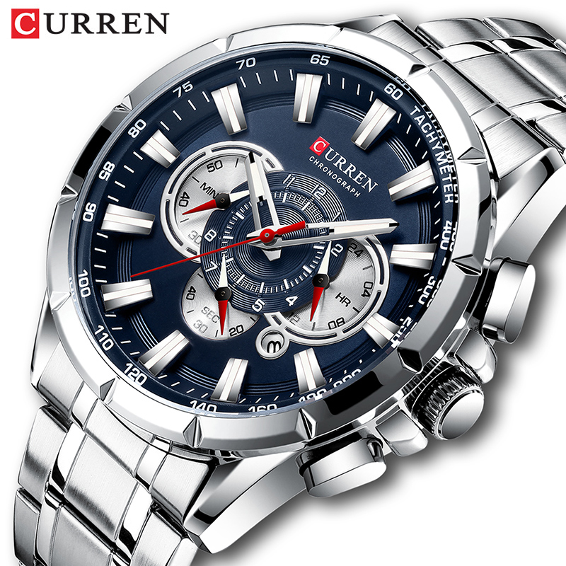 CURREN Wrist Watch Men Waterpr - Luxury Watch Magazine ulasan dan harga