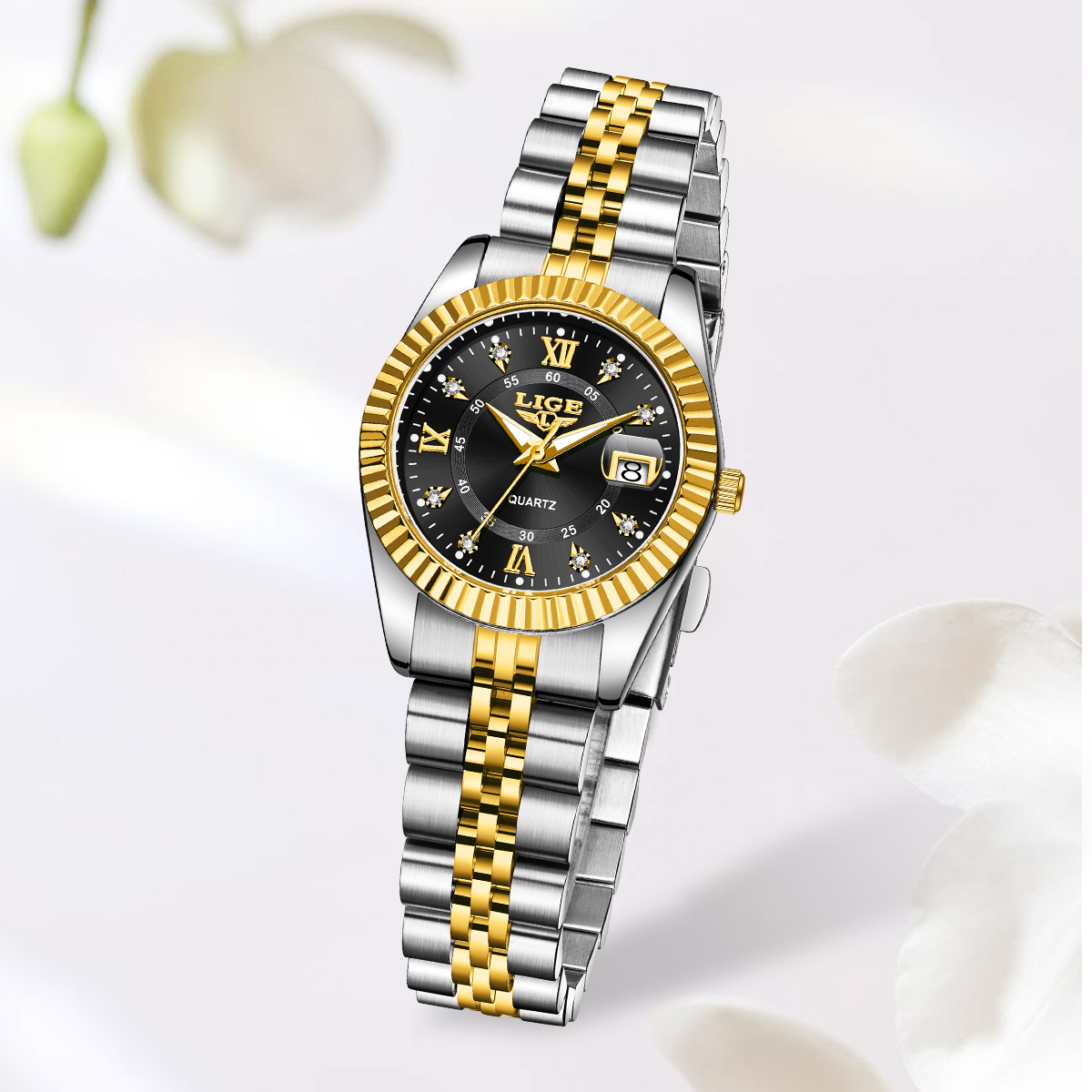 LIGE Fashion Elegant Women's Q - Luxury Watch Top 10 ulasan dan harga