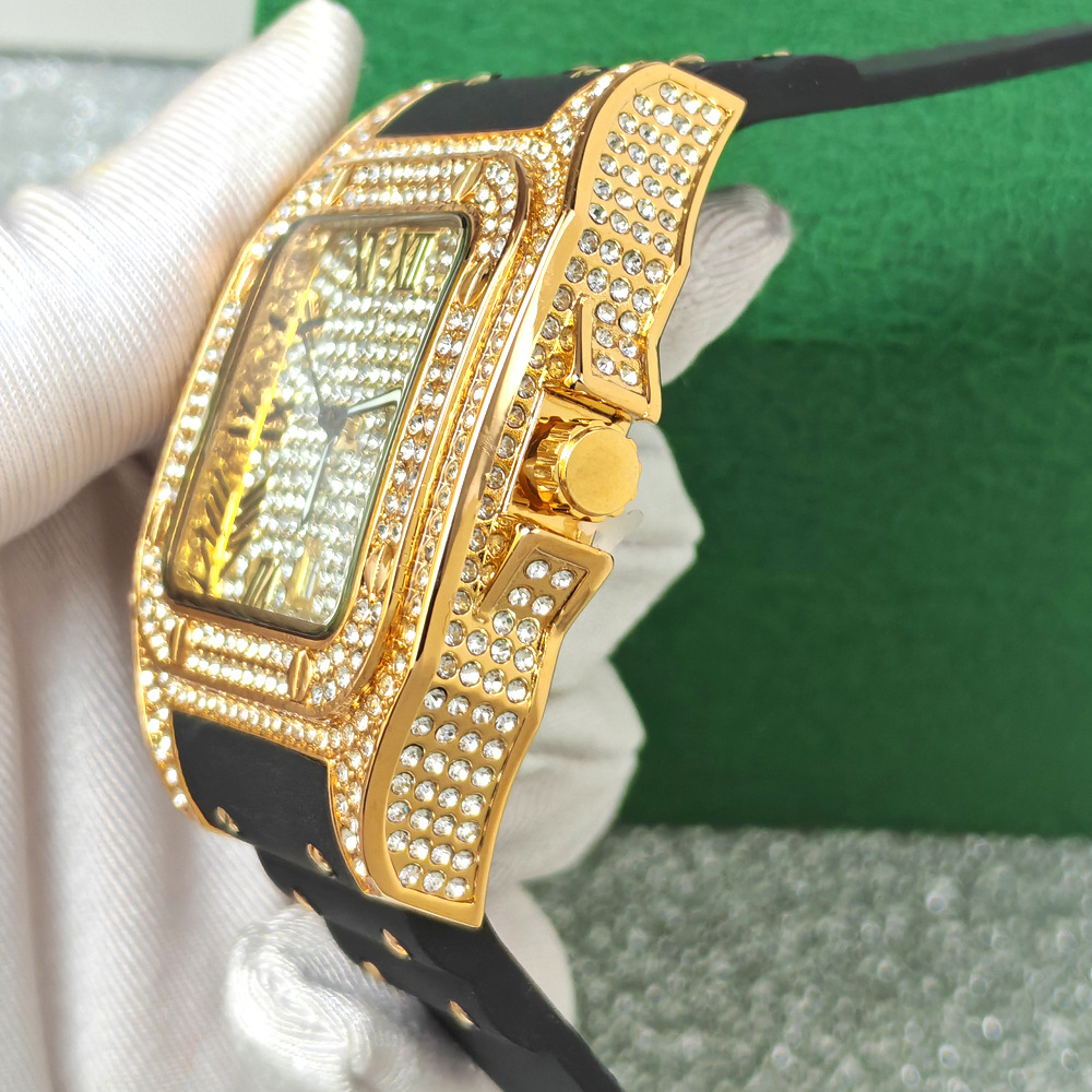 Hot Fashion Square Full Diamon - Luxury Watch Iceberg ulasan dan harga