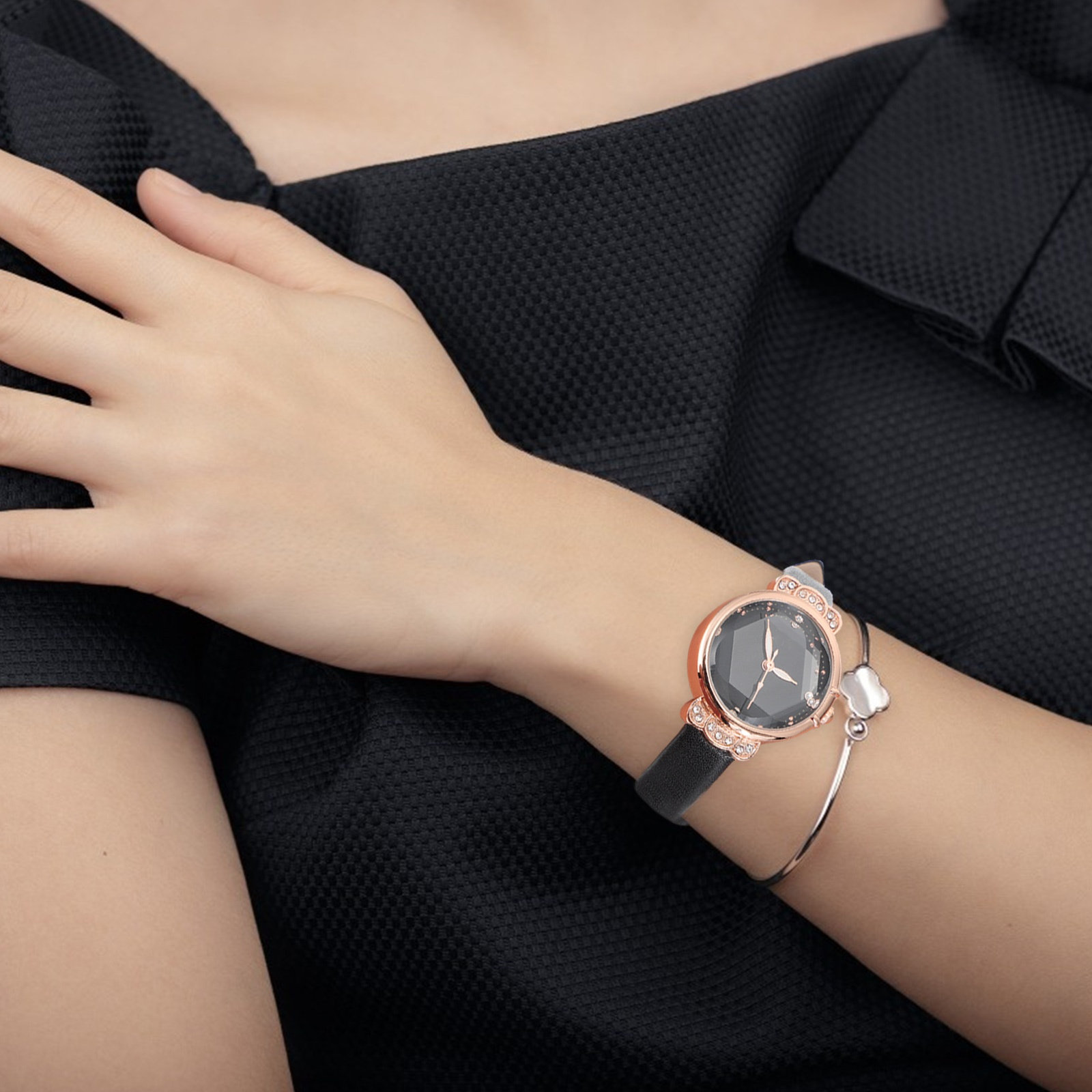 Rhinestone Women Watch Fashion - Luxury Watch Gift For Her ulasan dan harga