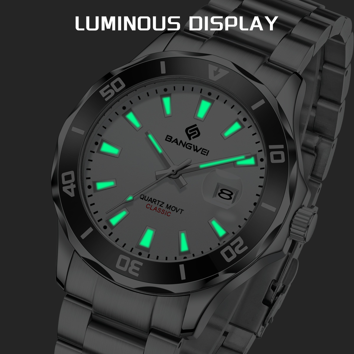 LIGE New Watch Men Luxury Bran - Luxury Watch Magazine ulasan dan harga