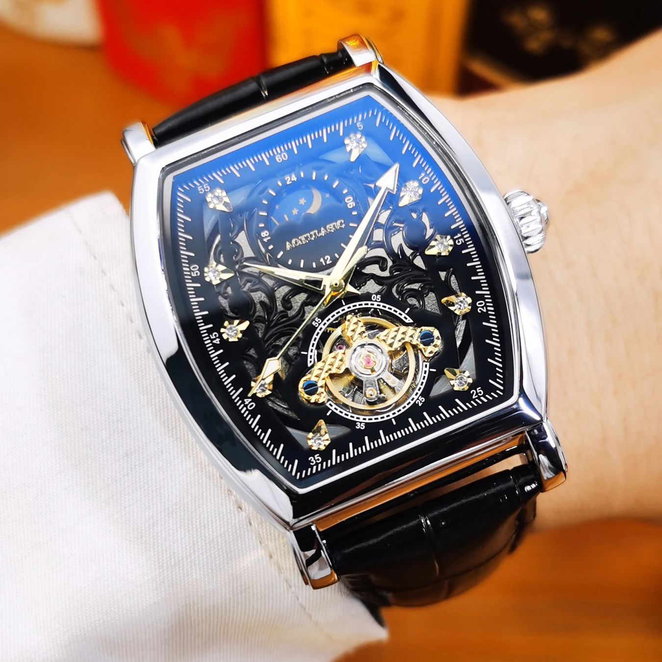 AOKULASIC Tourbillon Iced Out  - Luxury Watch Iceberg ulasan dan harga