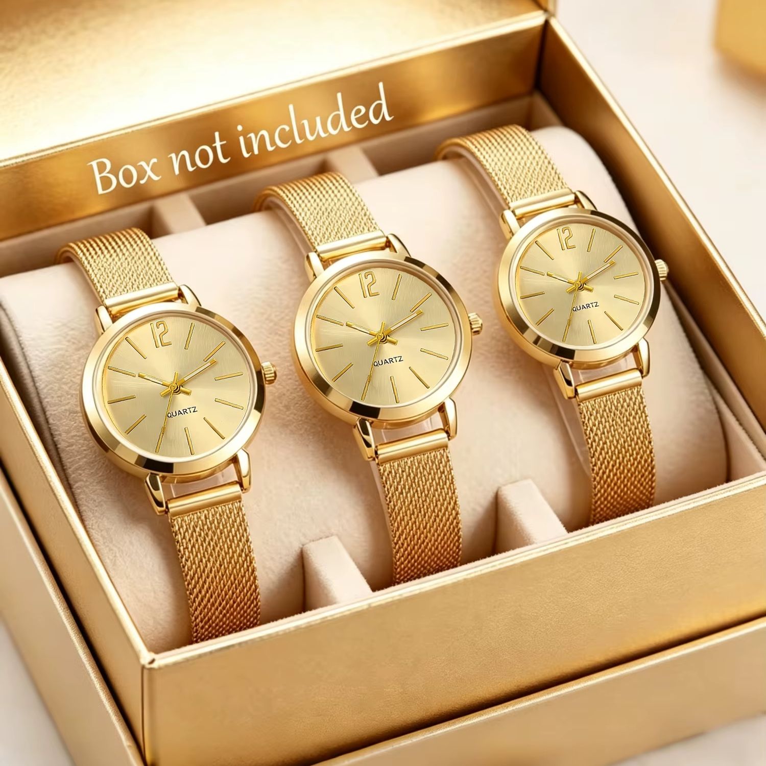 3-Piece Set of Light Luxury Mi - Luxury Watch Gift For Her ulasan dan harga