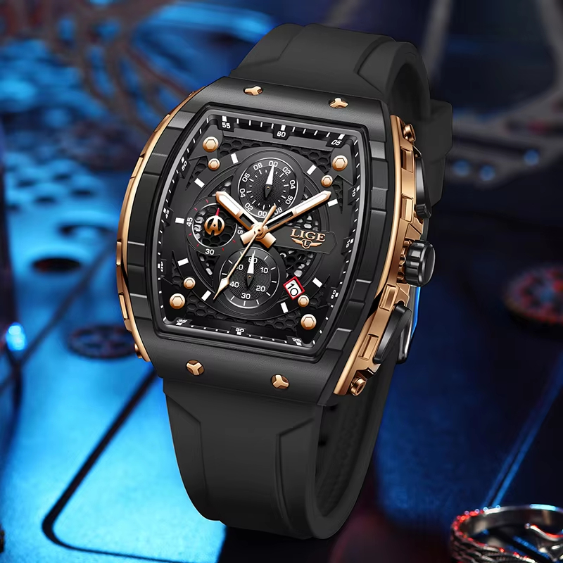 LIGE Top Brand Luxury Men Watc - Luxury Watch Magazine ulasan dan harga