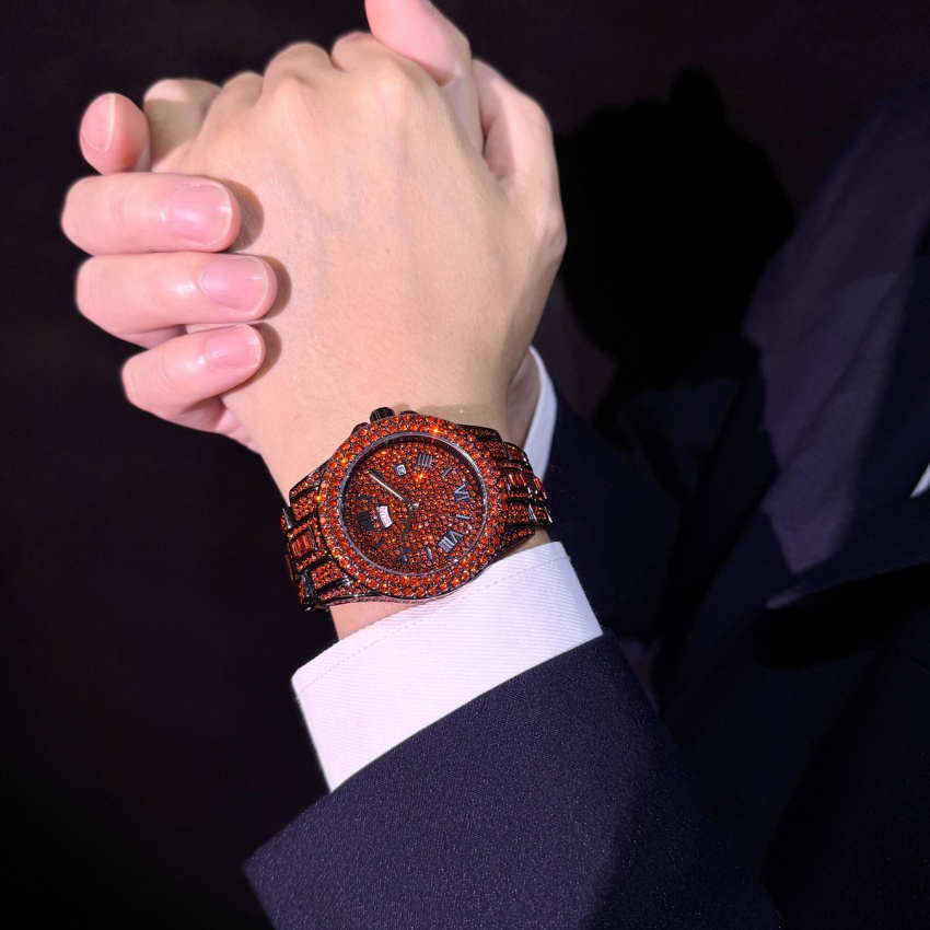 Luxury Hip Hop Stainless Steel - Luxury Watch Iceberg ulasan dan harga