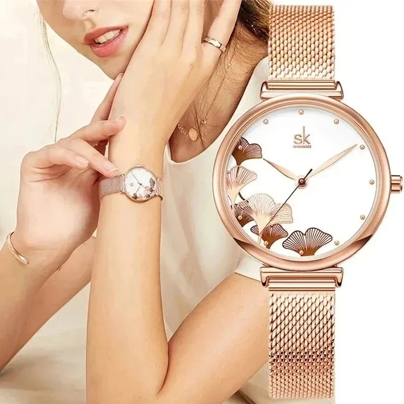 Luxury Women's Ginkgo Leaf Wat - Luxury Watch Gift For Her ulasan dan harga